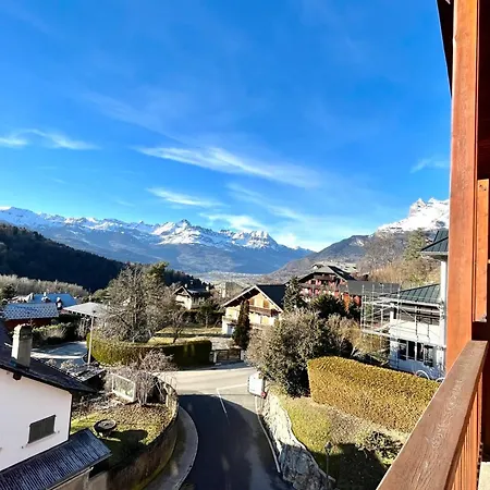 With Balcony And Exceptional View Διαμέρισμα Saint-Gervais-les-Bains